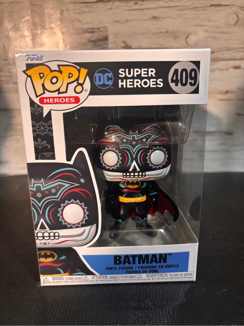 Funko Pop! Heroes Batman Vinyl Figure - Black, Red & Teal